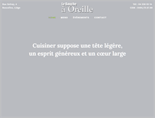 Tablet Screenshot of leboucheaoreille.be